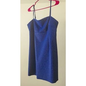 Wild Fable Blue and silver cocktail dress